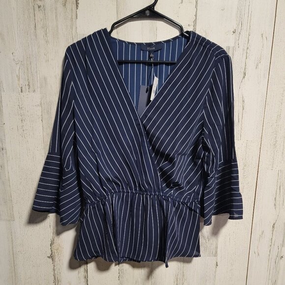NWT Eclair Striped Blouse - Picture 1 of 5